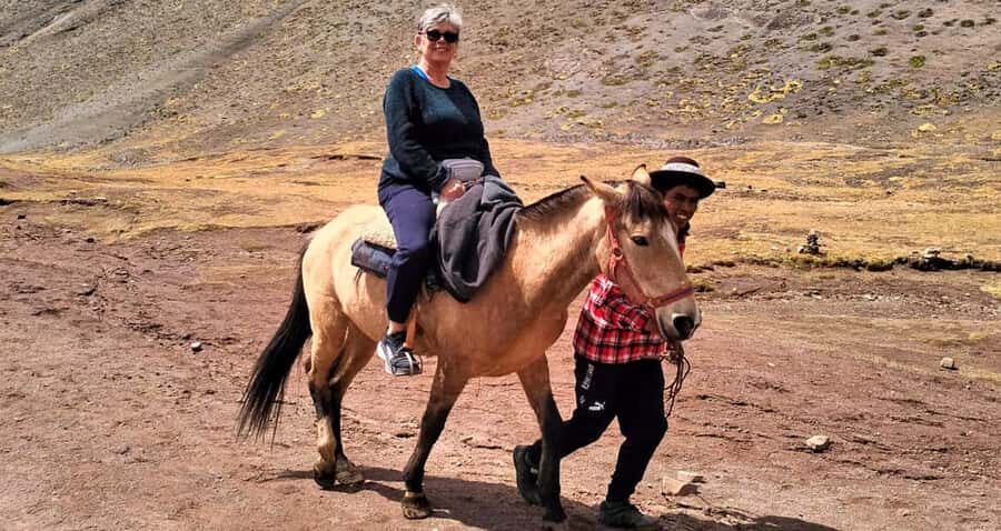 Cusco: Rainbow Mountain & Red Valley tour with Meals - At the summit: Ausangate views, the color show, and animal sightings