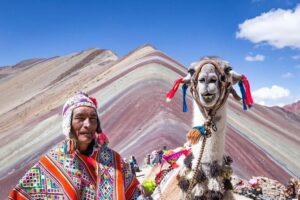 Excursión to Rainbow Mountain with Coca Ceremony | Prívate Tour | - The reality check on colors: photos vs what you see