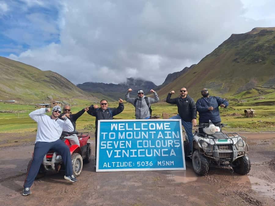 From cusco: Rainbow Mountain ATV Tour with meals - Key Points at a Glance