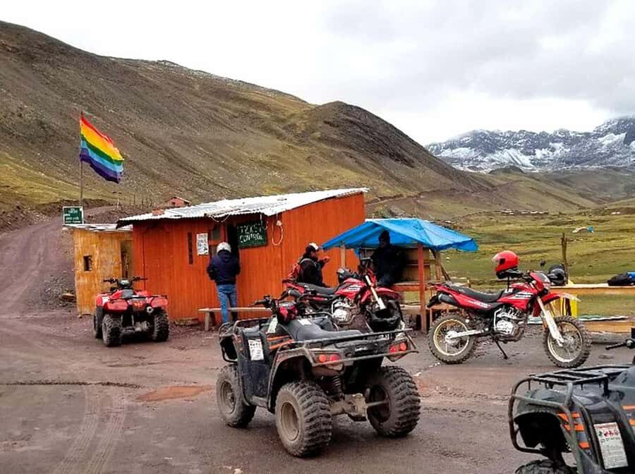 From Cusco: Rainbow Mountain in ATV Quad Bikes + meals - Walking, photo stops, and the summit upgrade that actually helps