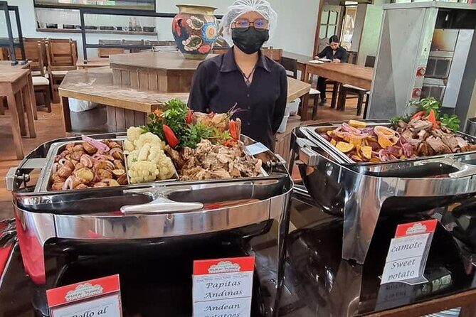From Cusco: Sacred valley and Moray salt Mines - Urubamba buffet lunch: included fuel that keeps the day moving