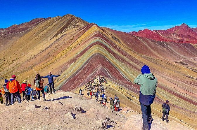 Full Day Hiking Tour in Rainbow Mountain Vinicunca Cusco - Descent to Phullawasipata, then lunch back toward Cusco