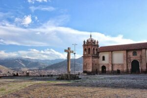 Open Bus Cusco City Tour - Stop 1: Plaza de Armas for context, then a bus boarding moment