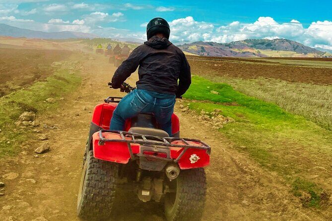 Quad bikes in Moray and Salineras and Picnic with llamas - ATV morning in Cruzpata: training, safety, and Sacred Valley views