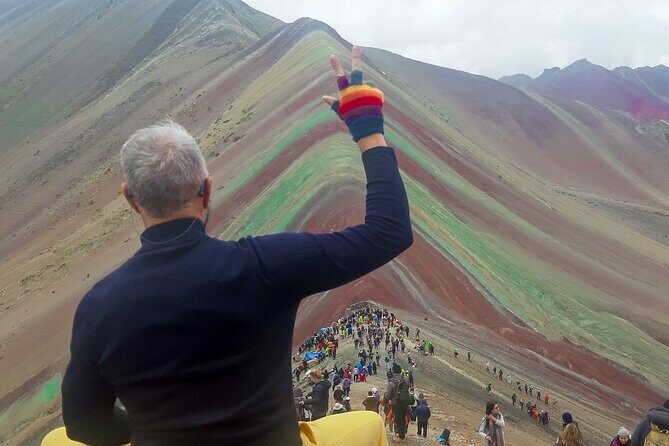 Rainbow Mountain Peru ATV Full-Day Tour – Ride to the Summit - Vinicunca (Rainbow Mountain) viewpoint: the main moment