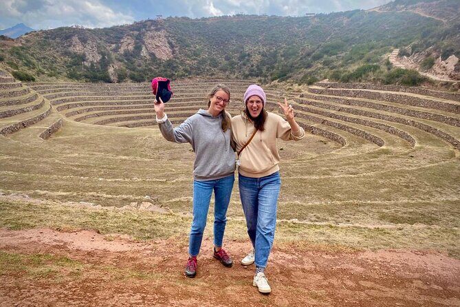 Sacred Valley of the Incas Tour with Moray & the Salt Mines - Chinchero: textiles, a white church, and Inca engineering in plain sight