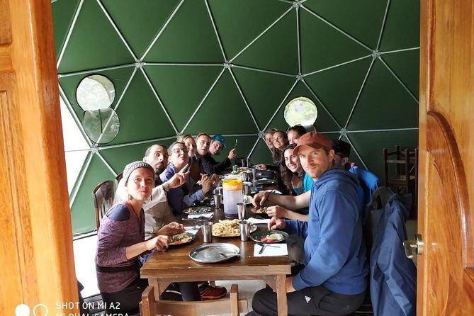 Salkantay Trek 5 days to Machu Picchu by Glamping Sky Lodge Dome - Day 3: upper jungle, Lluskamayo River crossings, and La Playa