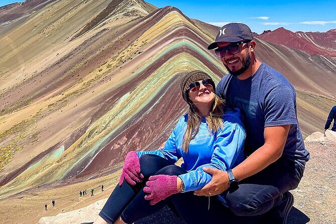 The Vinicunca Rainbow Mountain in a day from Cusco - Vinicunca at 5,100 meters: the colors, in plain language